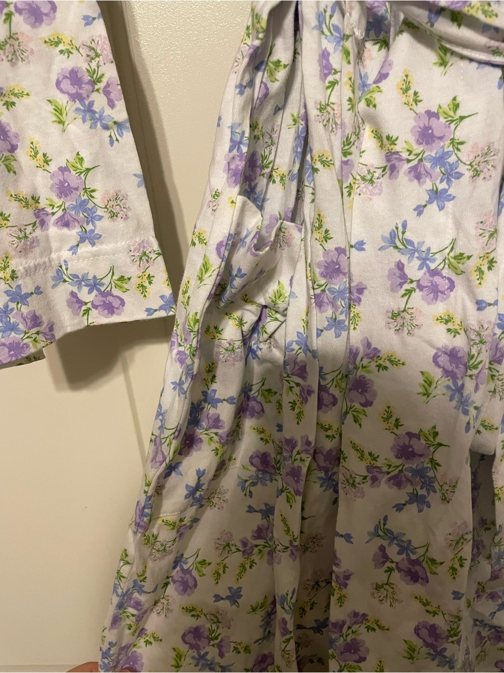 Charter Club NWT Floral Short Robe Women’s 2XL - Picture 5 of 6